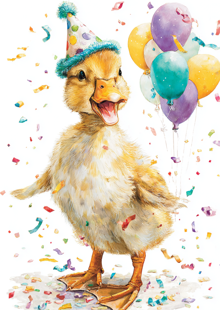 Feest: Eend | Kaart Fripperies