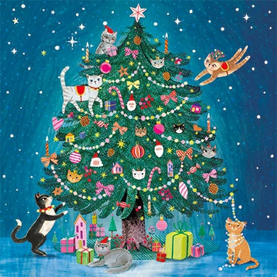 Eisbären am Weihnachtsbaum | Karte Mila Marquis