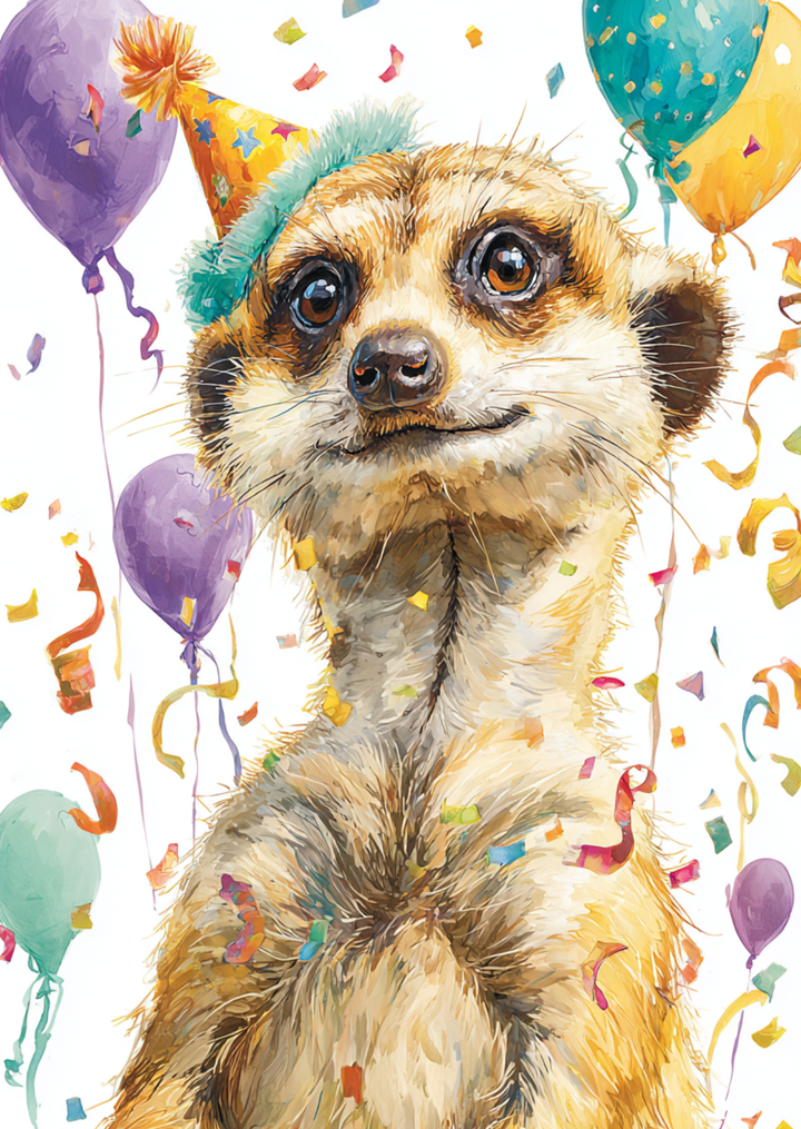 Feest: Stokstaartje | Kaart Fripperies