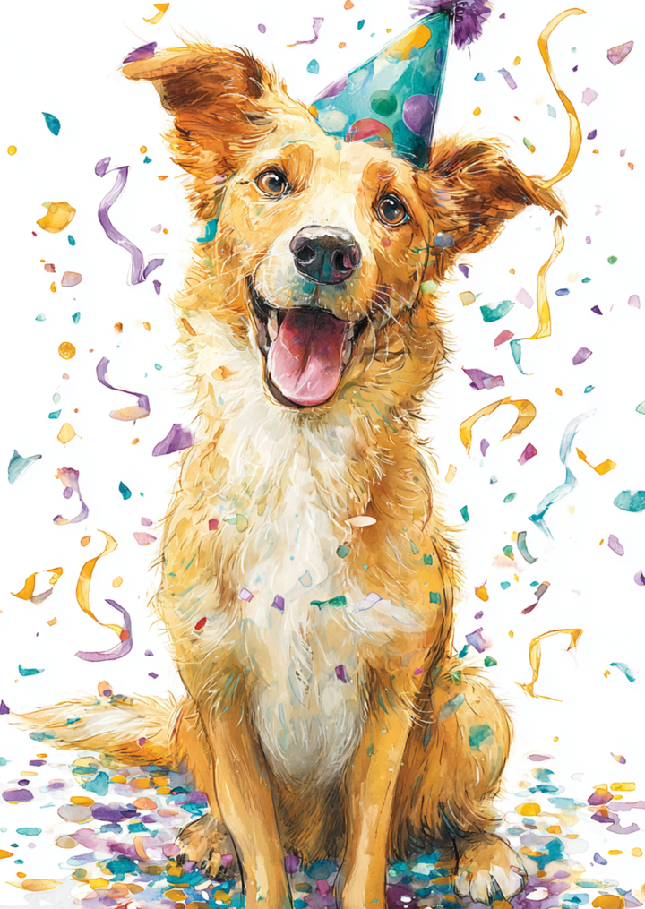 Feest: Hond | Kaart Fripperies