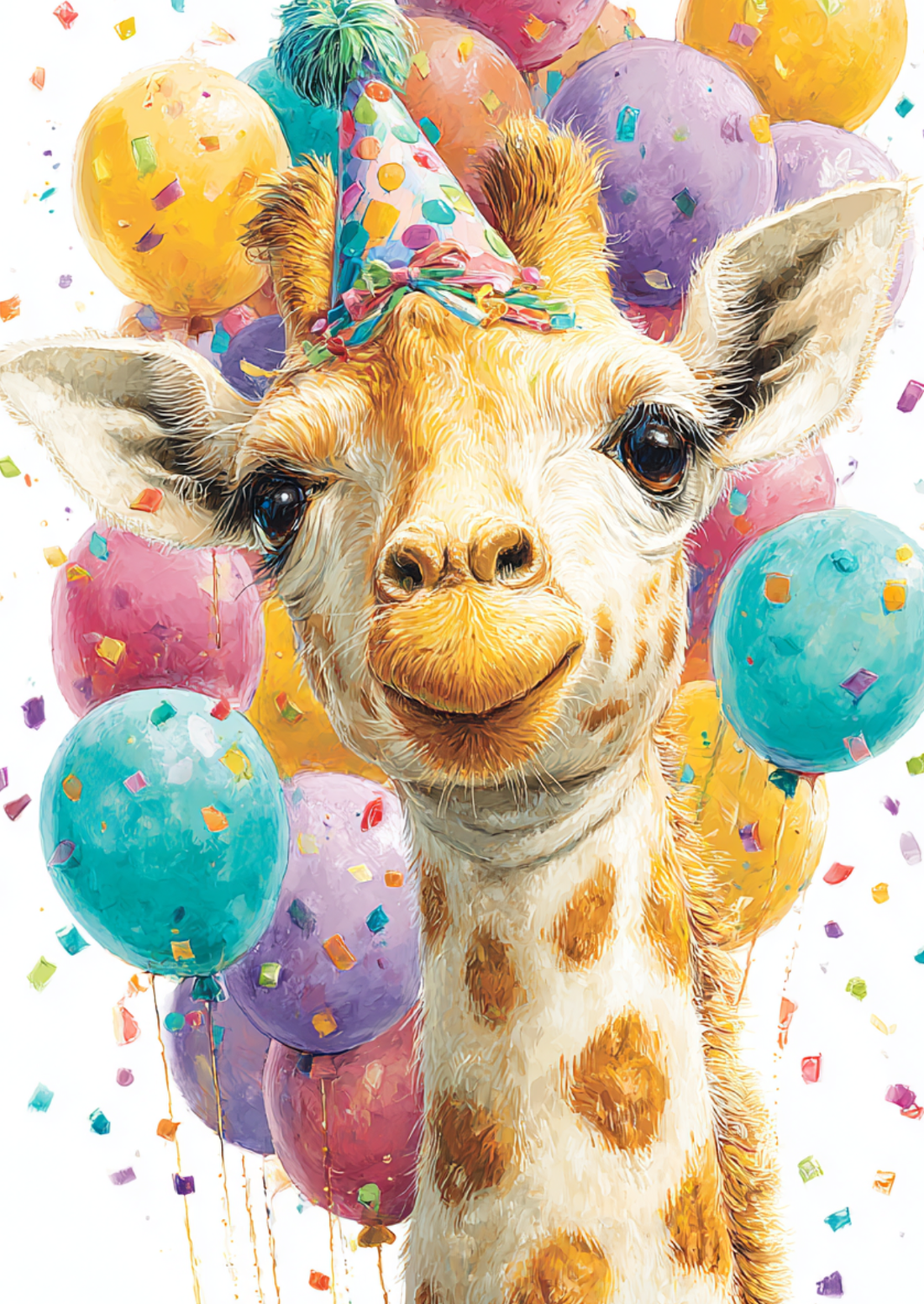 Feest: Giraf | Kaart Fripperies