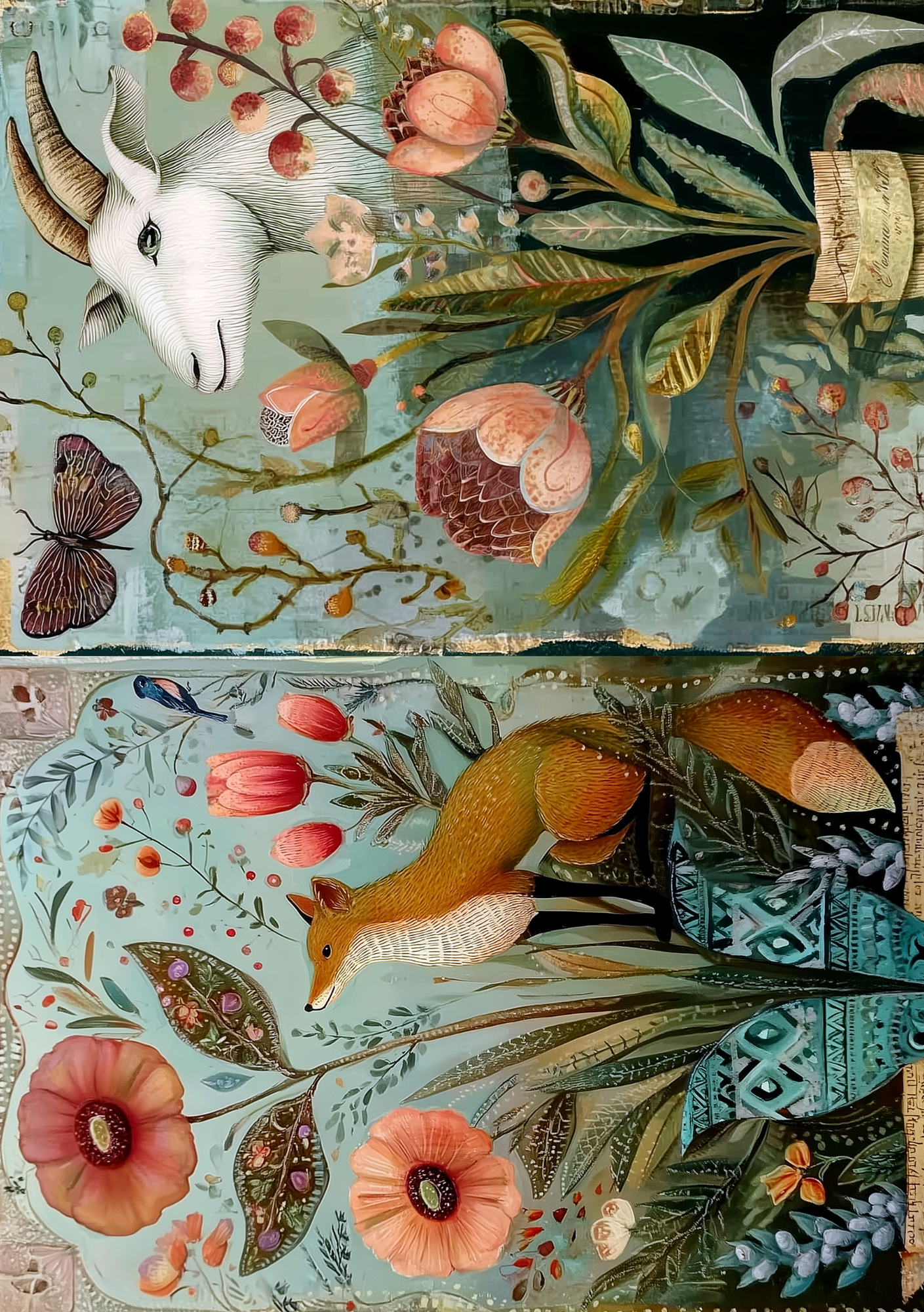 Folk Art Animals | Journal Paperpack Fripperies