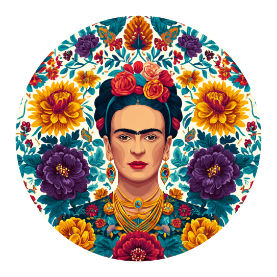 Frida Kahlo NO. 6 | Sluitstickers 10st.
