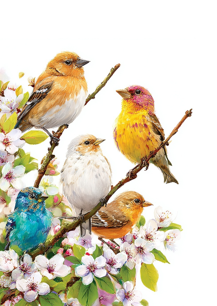 Spring Mood: Lentemelodie | Kaart Fripperies