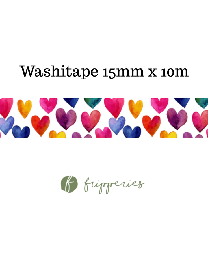 Happy Hearts | Washitape Fripperies