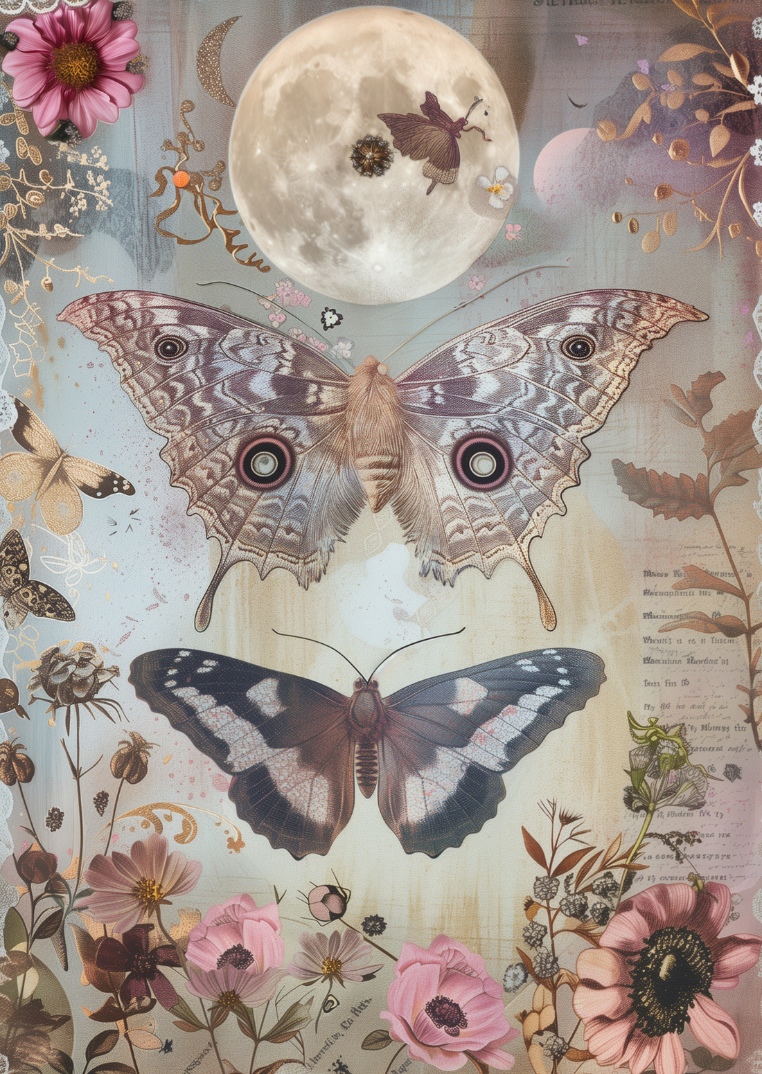 Butterflies & Moons: NO. 1 | Kaart Fripperies