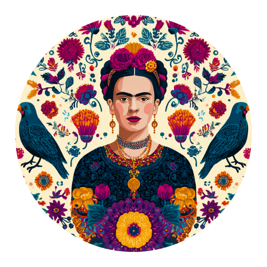 Frida Kahlo NO. 5 | Sluitstickers 10st.