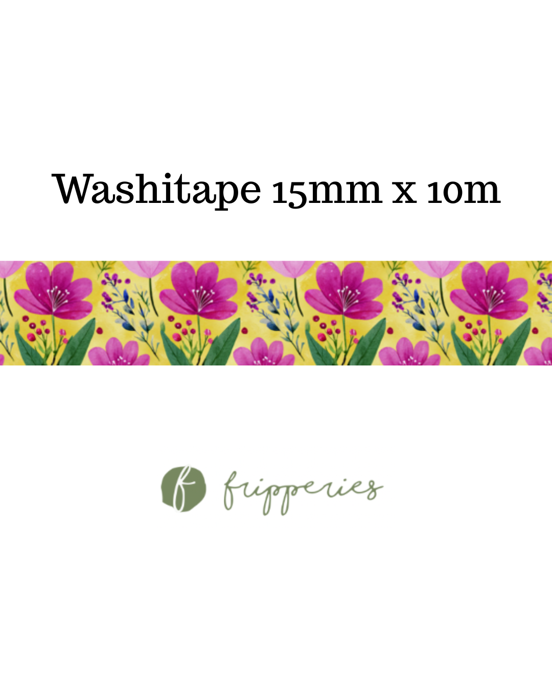 Bright Floral | Washitape Fripperies