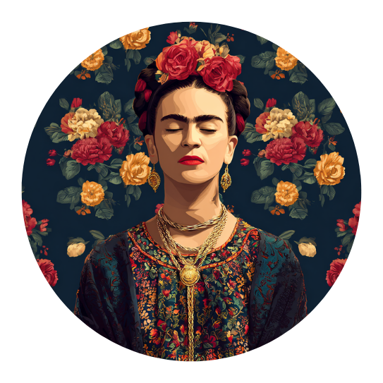 Frida Kahlo NO. 8 | Sluitstickers 10st.