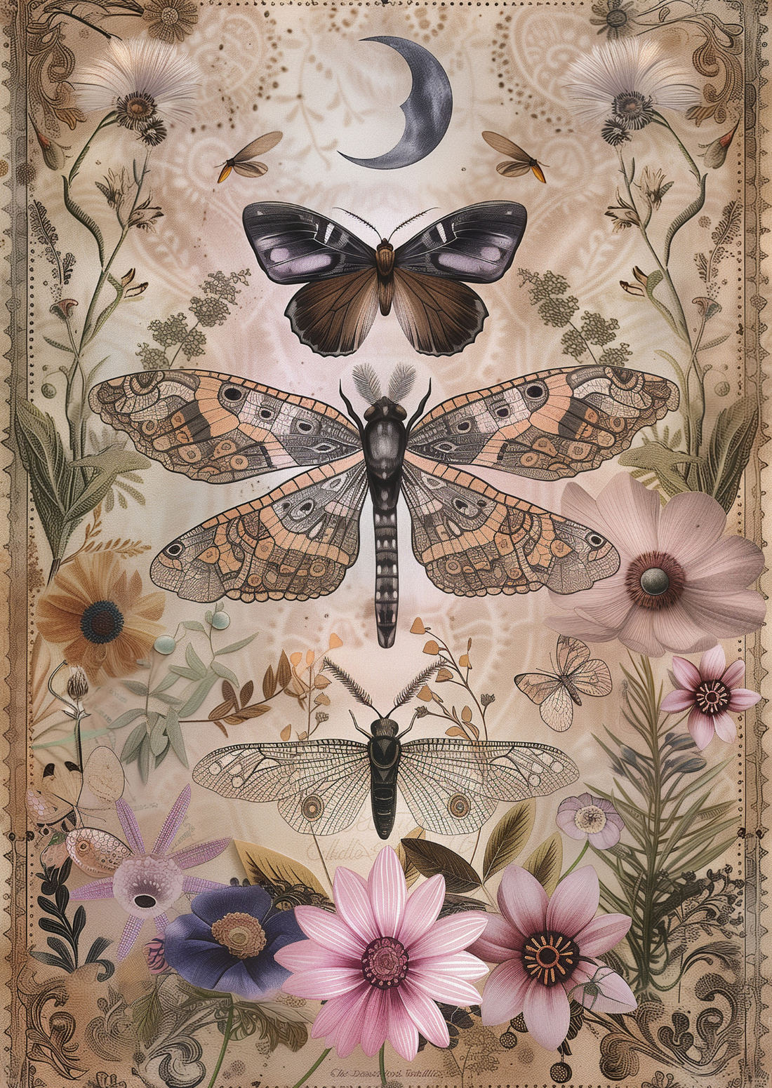 Butterflies & Moons: NO. 8 | Kaart Fripperies