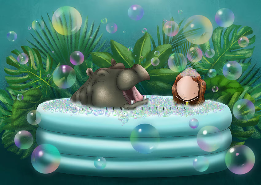 184 - Bubble fun | Kaart Ila Illustrations
