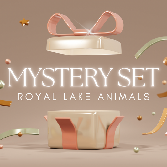 Mystery card set: Royal Lake Animals | Kaartenset Fripperies