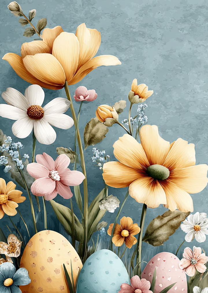 Easter Fun: Flowers | Kaart Fripperies