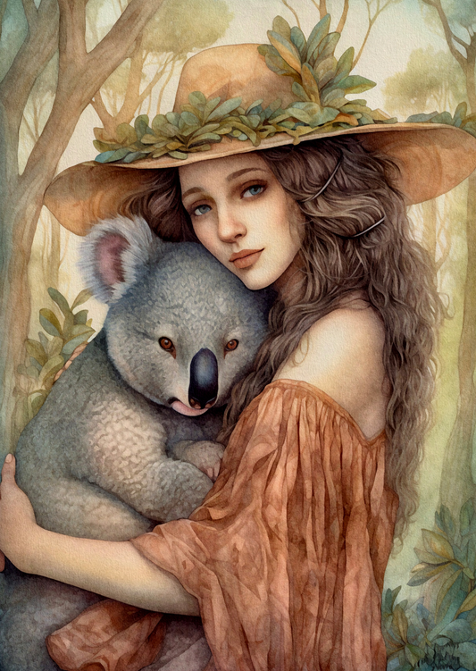 Animal Lovers: Koala | Kaart Fripperies