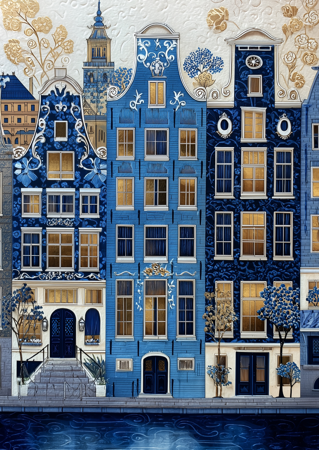 Dutch Golden Age: Canal Facades | Kaart Fripperies