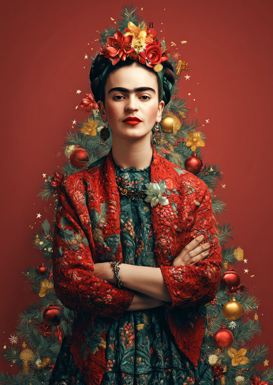 Frida Kahlo: Festive Spirit | Kaart Fripperies