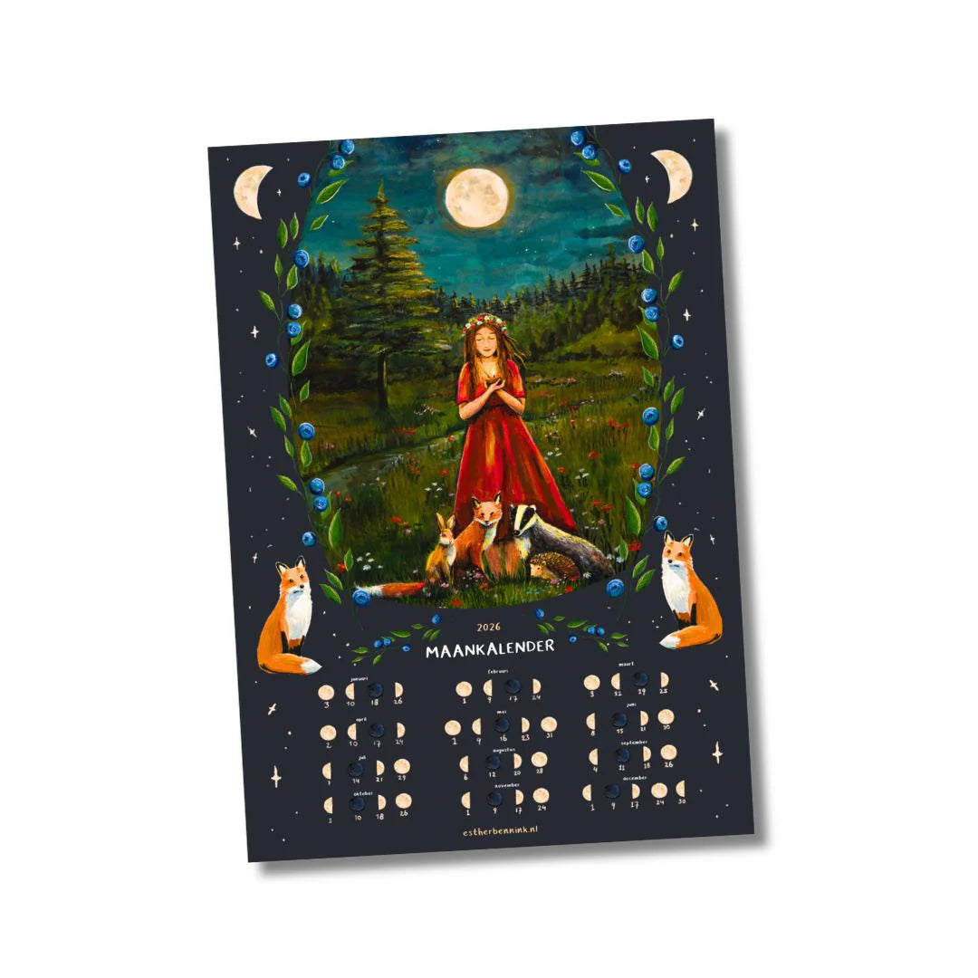 Maankalender 2026 | Esther Bennink