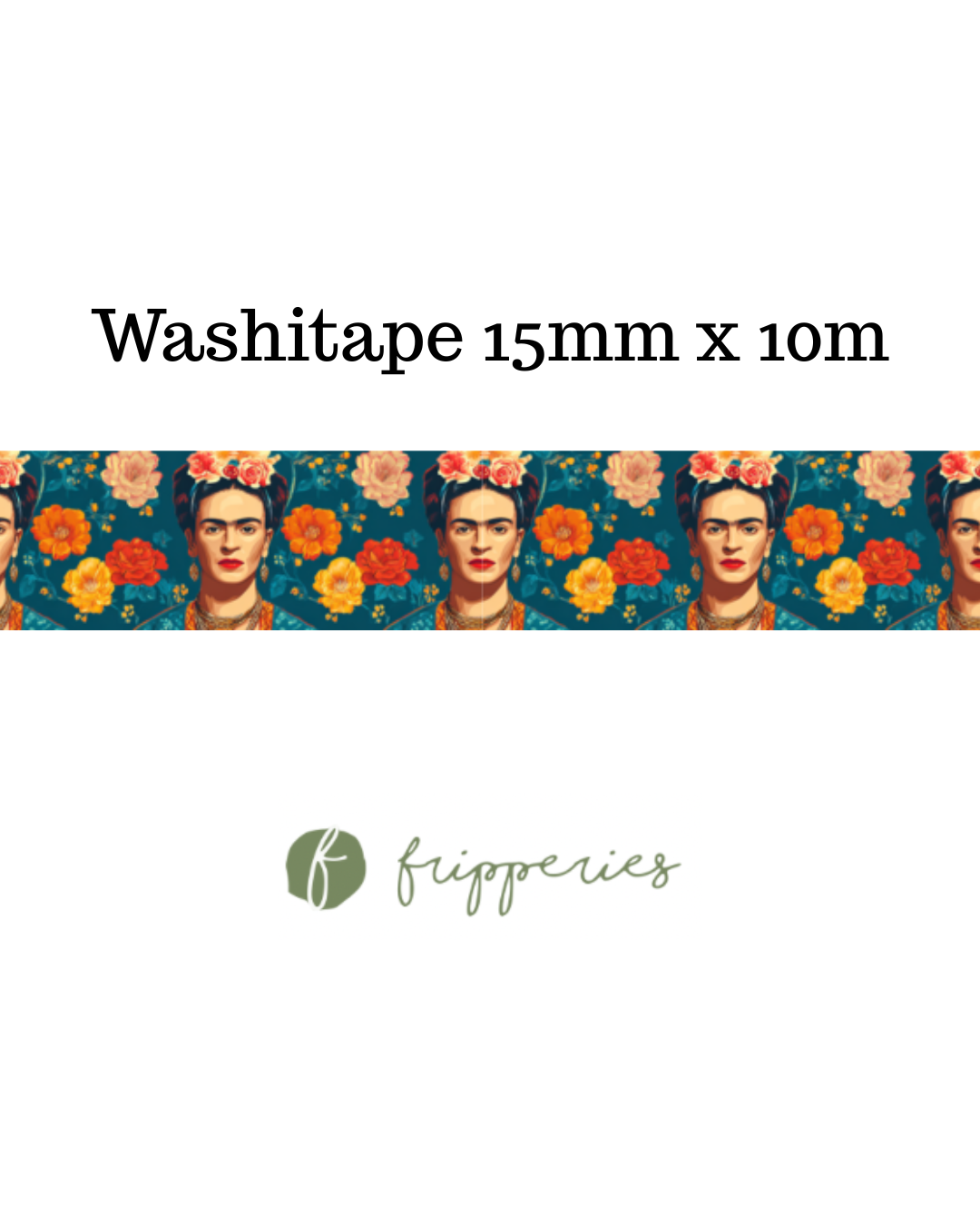 Frida Kahlo NO. 1 | Washitape Fripperies