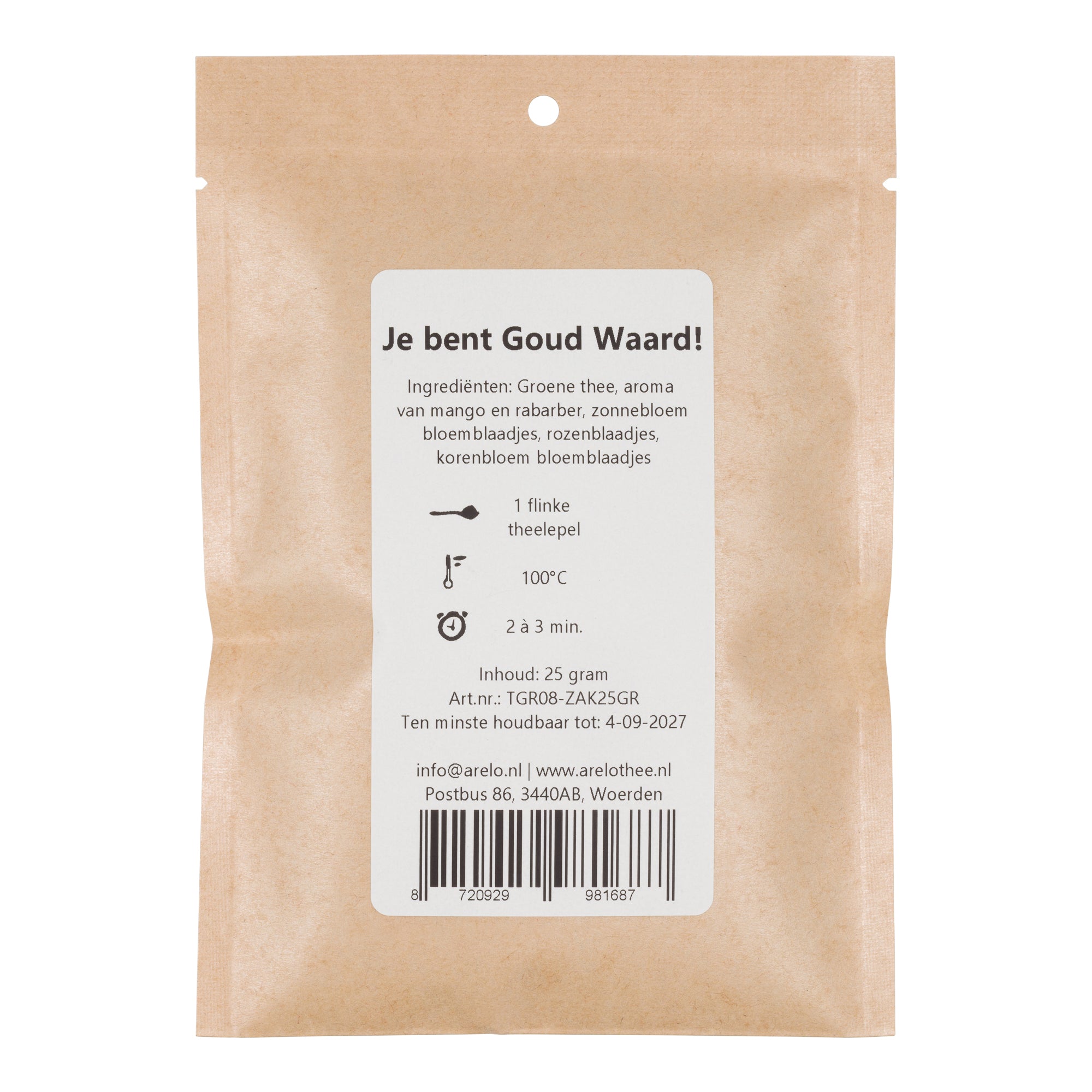 Je bent Goud Waard! zakje - 25 gram