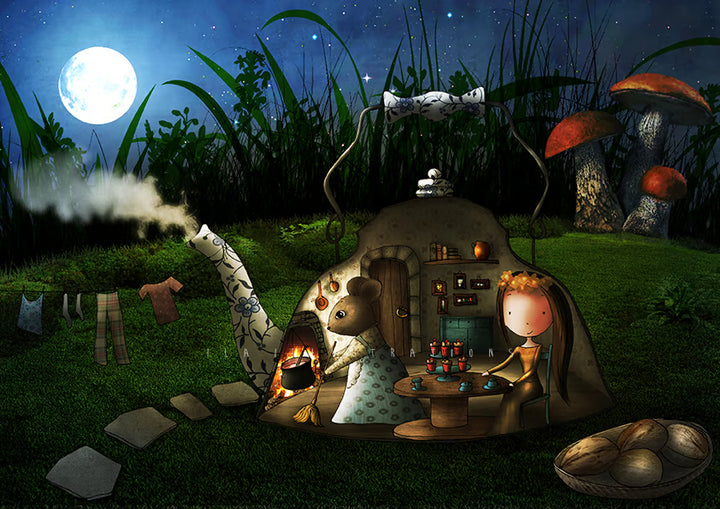 230 - Tea house | Kaart Ila Illustrations