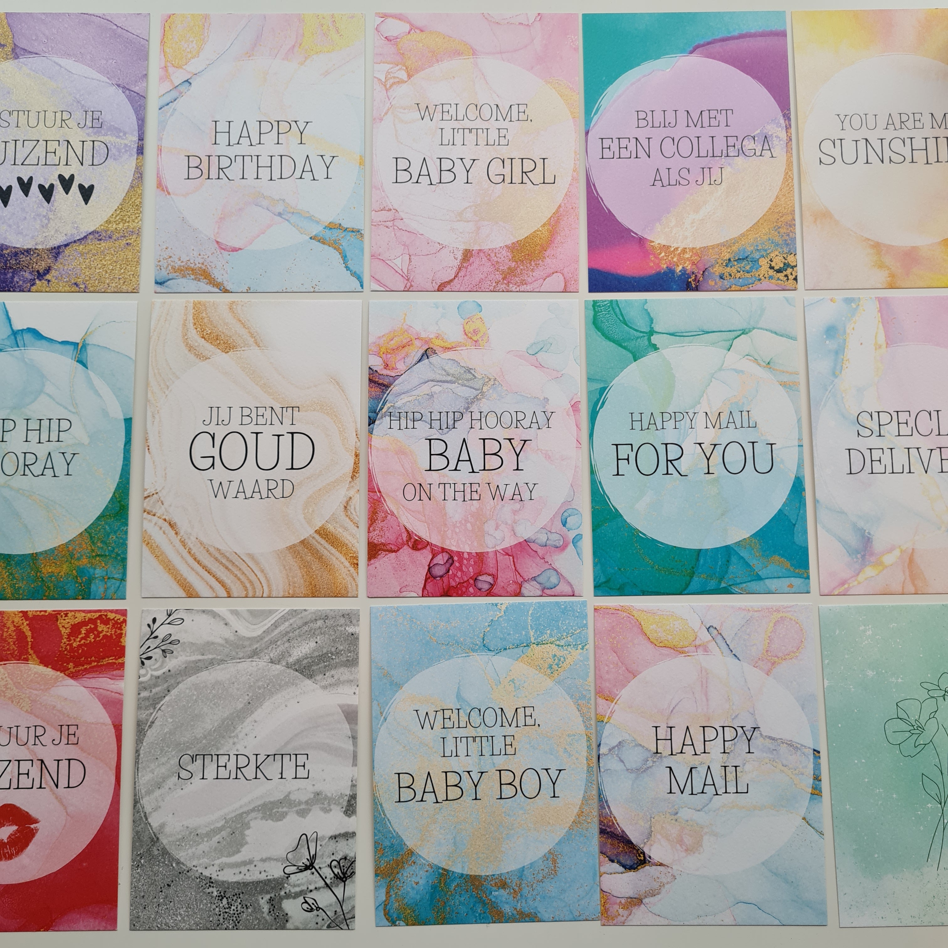 Kaartenset "Algemeen" | kaartenset Fripperies