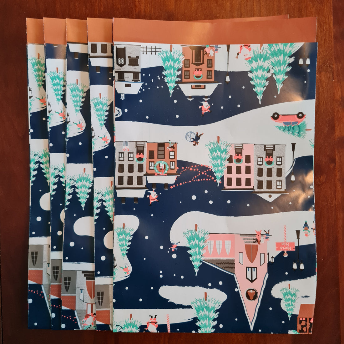 Snowy world | Cadeauzakjes 5st