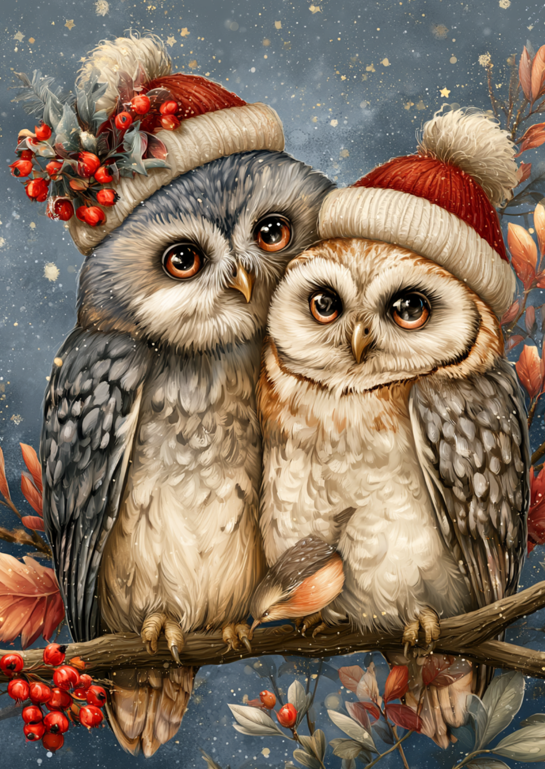 Christmas Cuddles: Uiltjes | Kaart Fripperies
