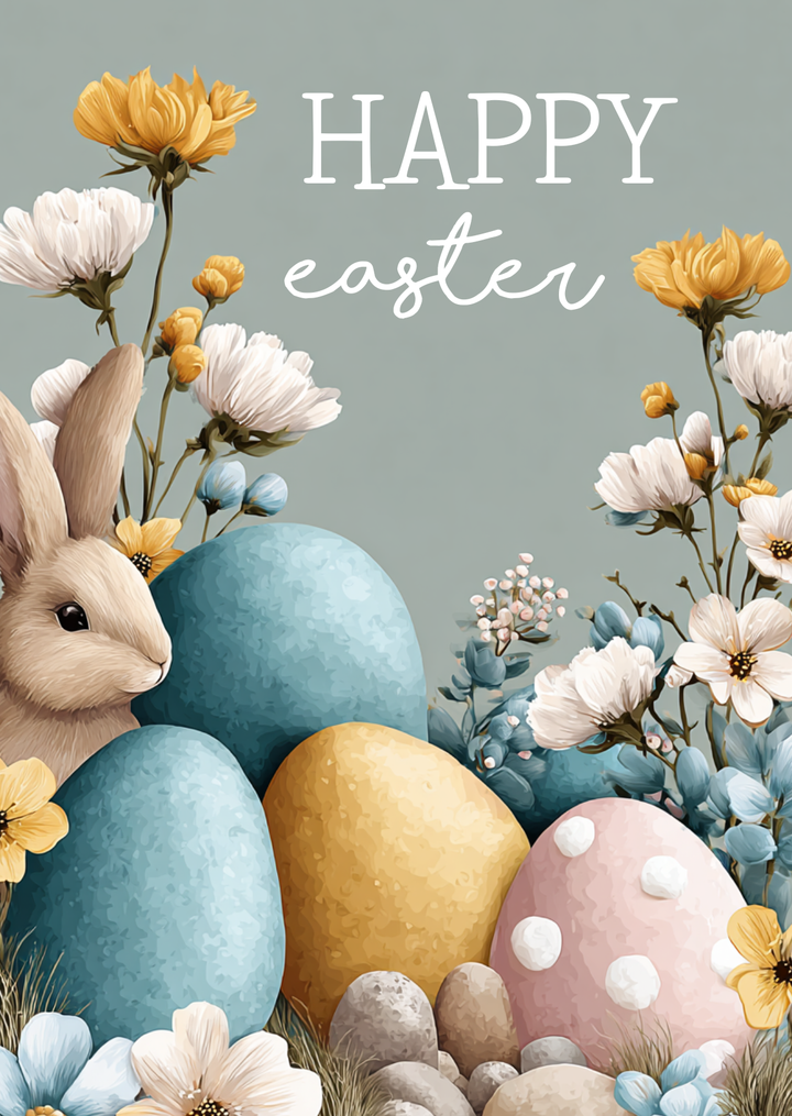 Easter Fun: Happy Easter | Kaart Fripperies