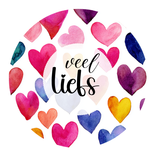 Veel Liefs  | Sluitstickers 10st.