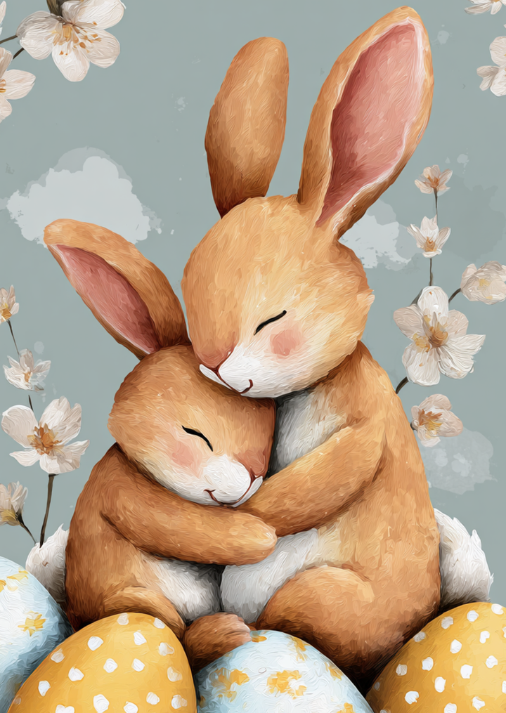 Easter Fun: Hugs | Kaart Fripperies