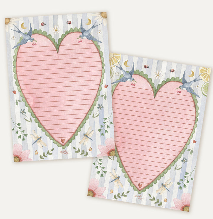 Notitieblok zwaluwen A5 | Briefpapier Appeloogje