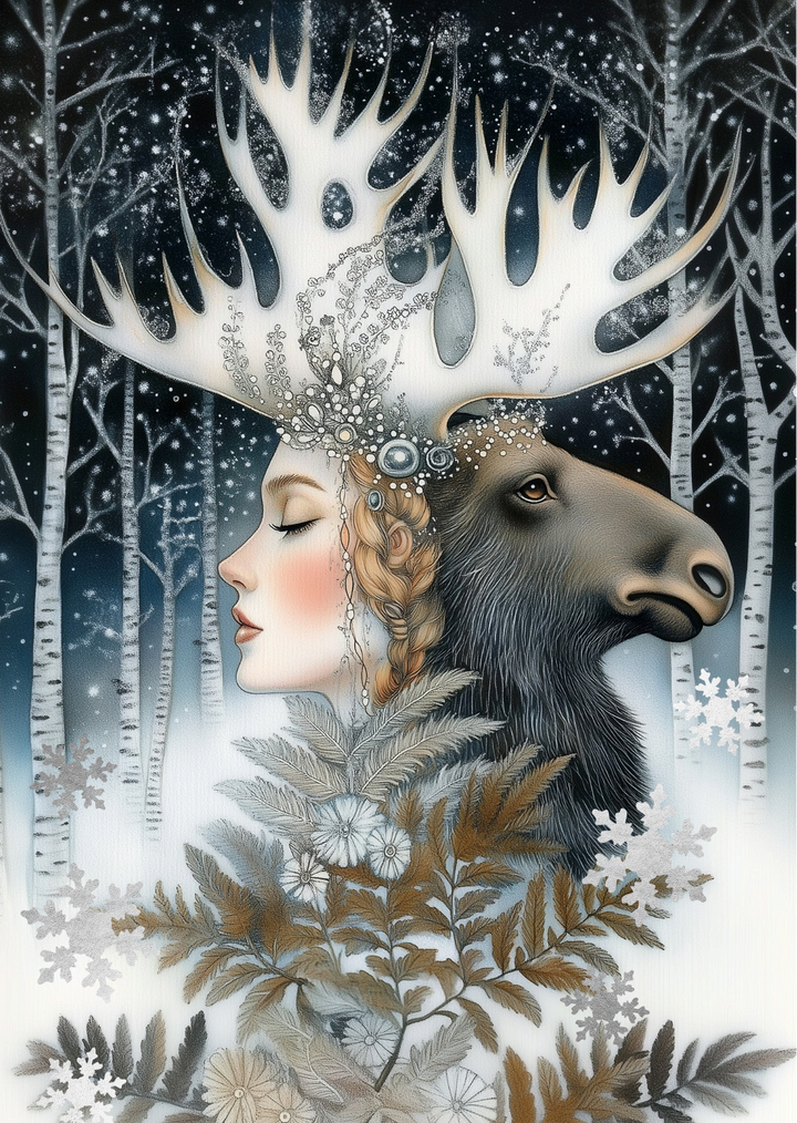 Winter Ladies: Eland | Kaart Fripperies
