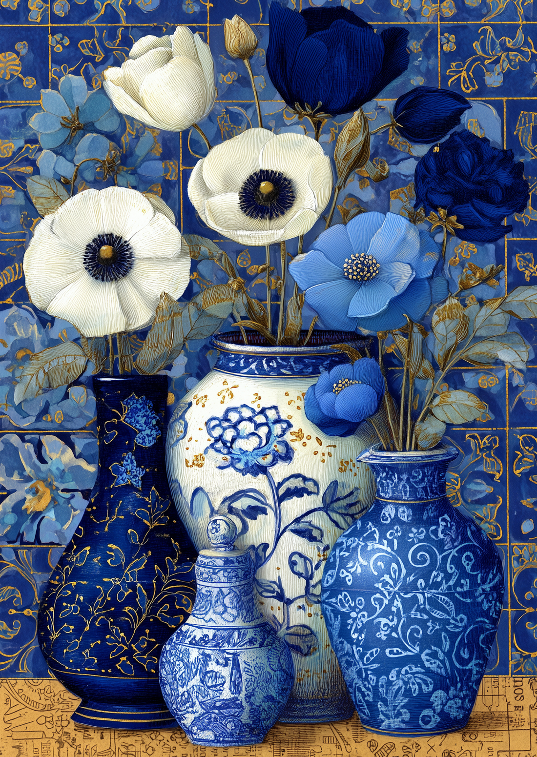 Dutch Golden Age: Delft Blossoms | Kaart Fripperies