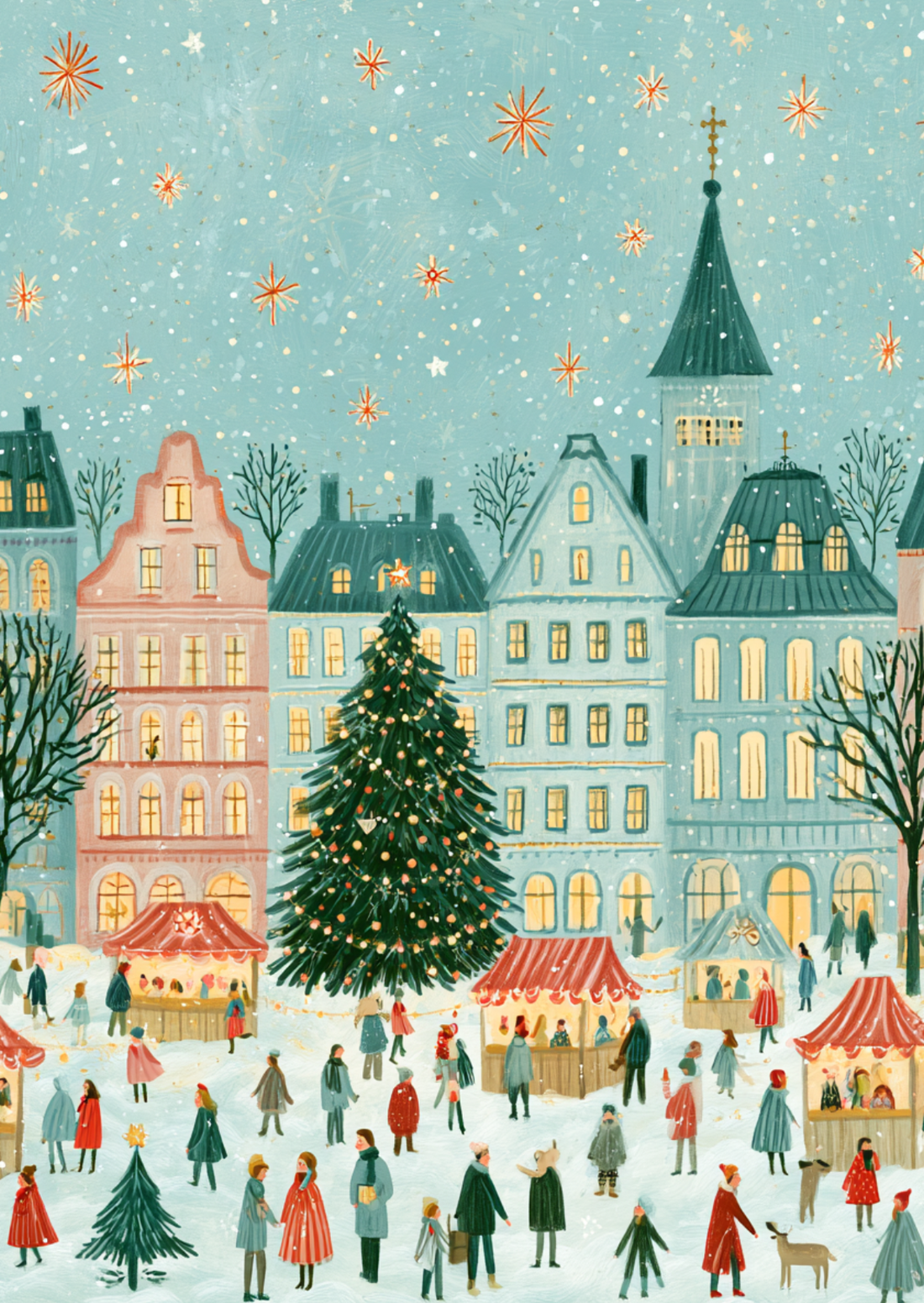 Christmas Village NO. 11 | Kaart Fripperies
