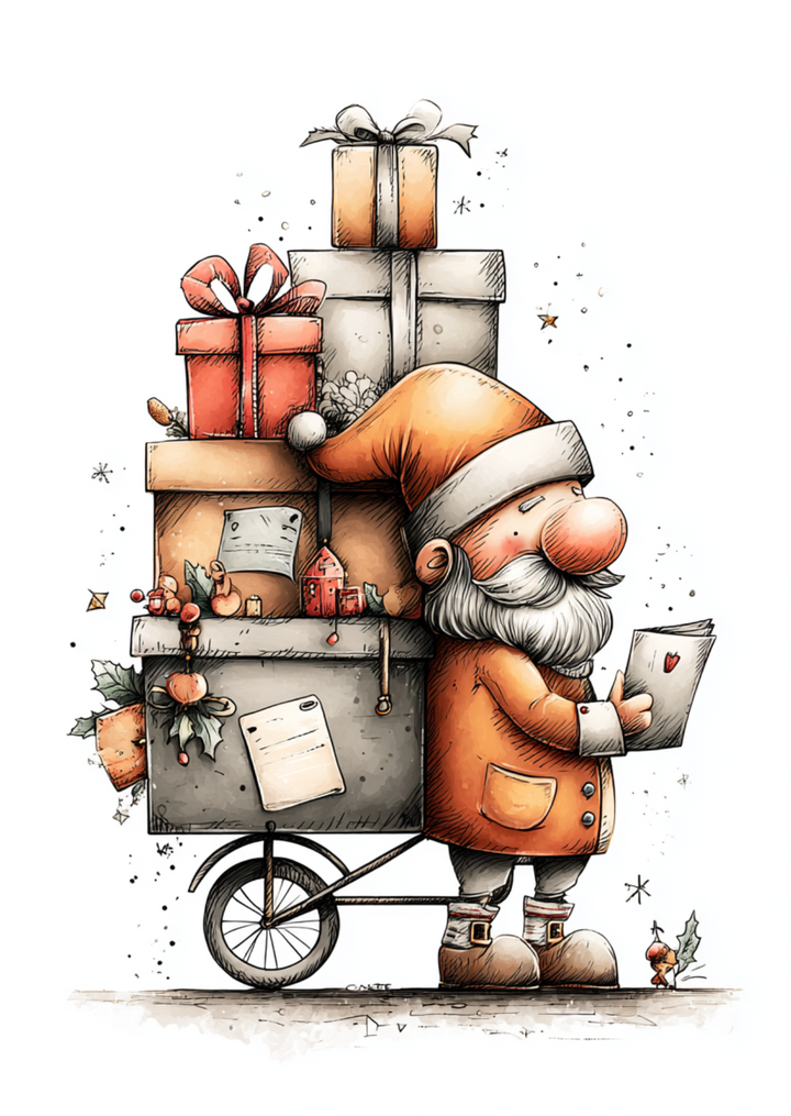 Spirit of Christmas: Letters and Gifts | Kaart Fripperies