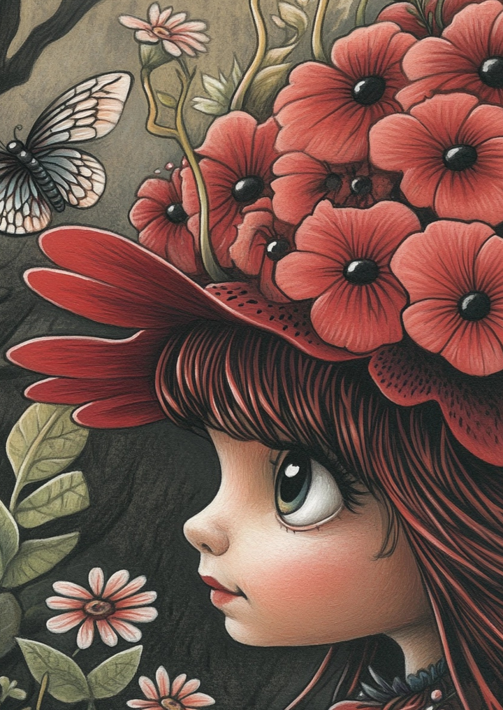 Whimsy Woodland: Petals and Wings | Kaart Fripperies