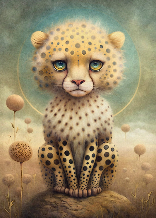 Savannentiere: Gepard | Kartenfirlefanz