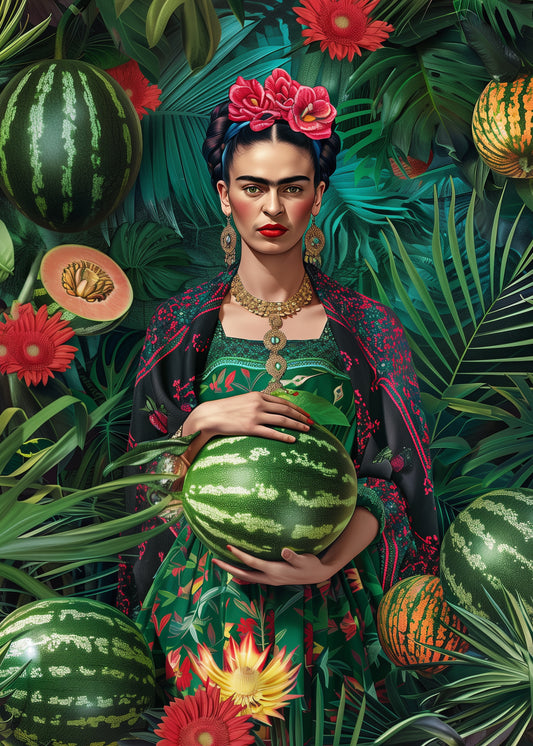 Frida Kahlo: Wassermelone | Kartenfirlefanz