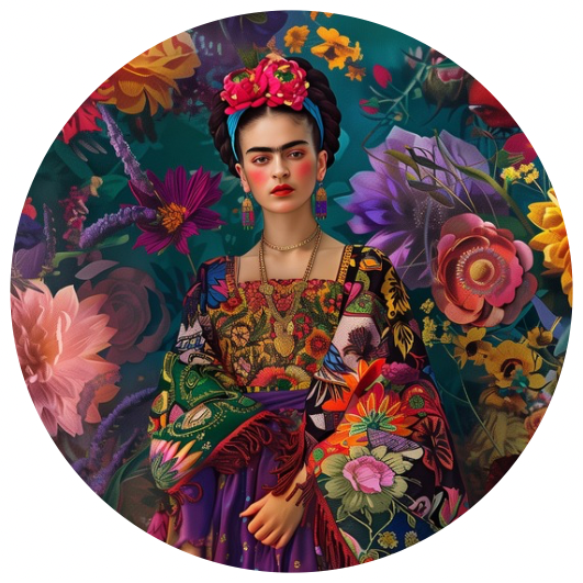 Frida Kahlo: Independent | Sluitstickers 10st.