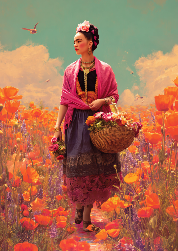 Frida Kahlo: The Blossom Collector | Kaart Fripperies