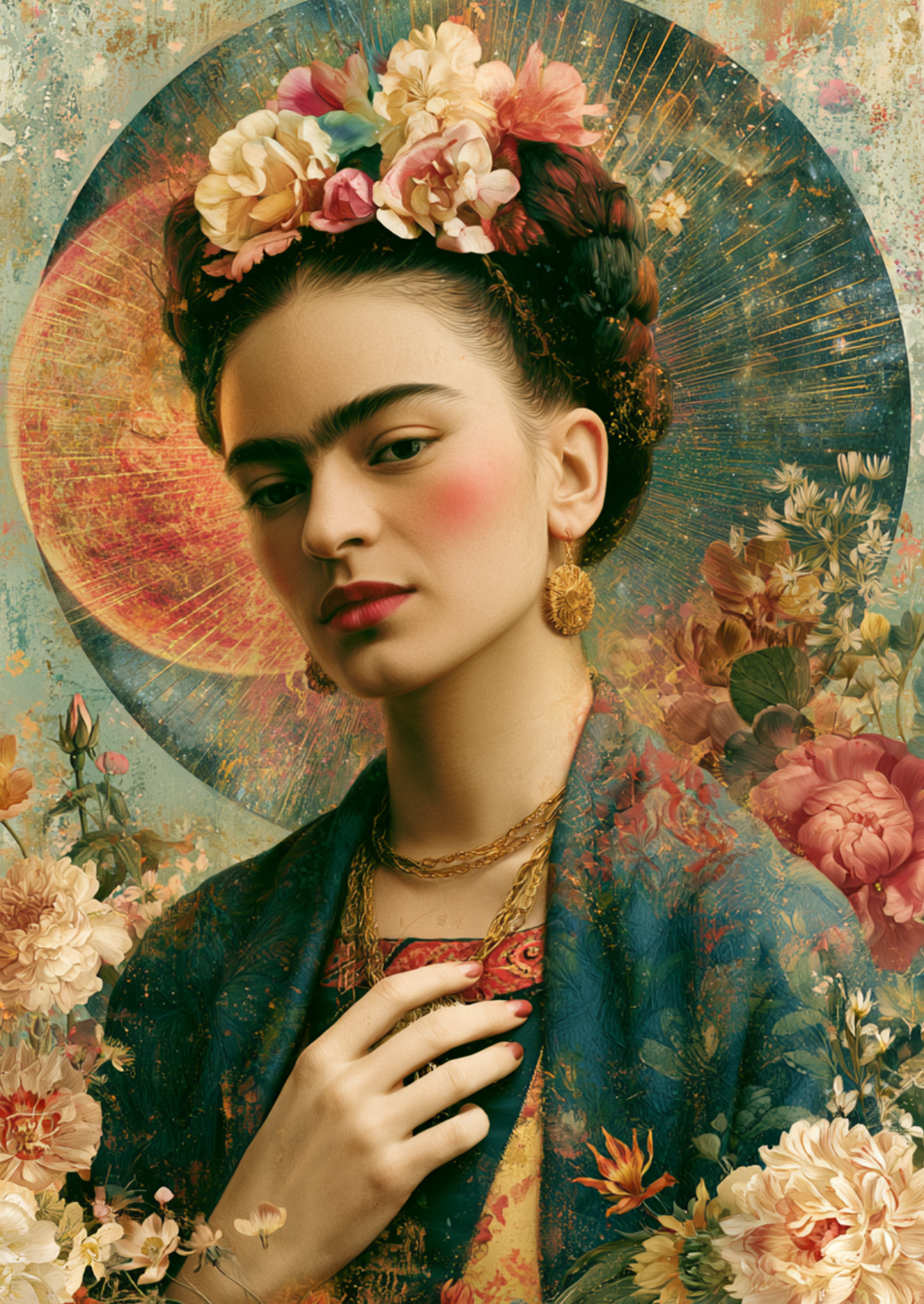 Frida Kahlo: Solar Bloom | Kaart Fripperies