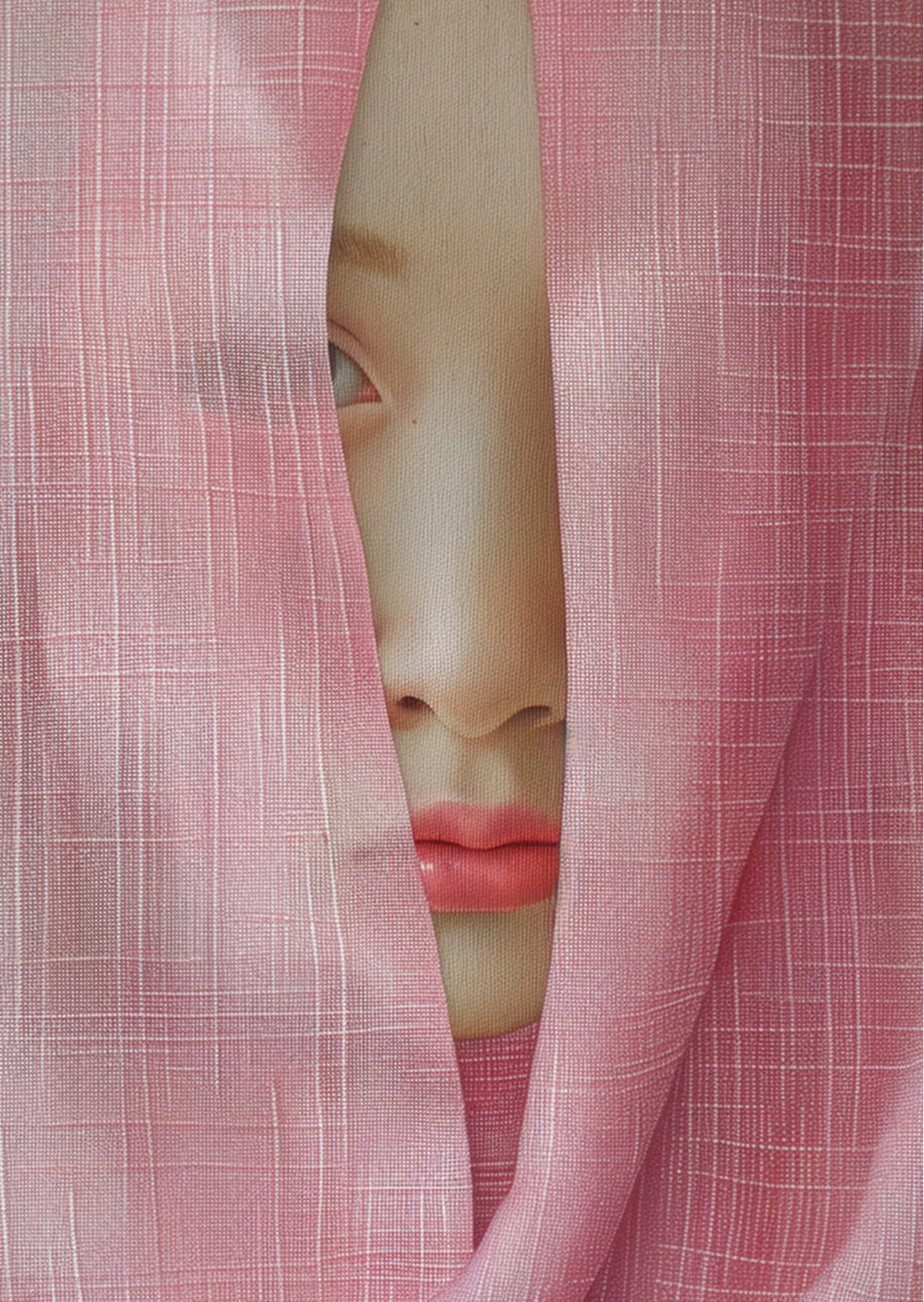 Faces in Linen: Pink | Kaart Fripperies