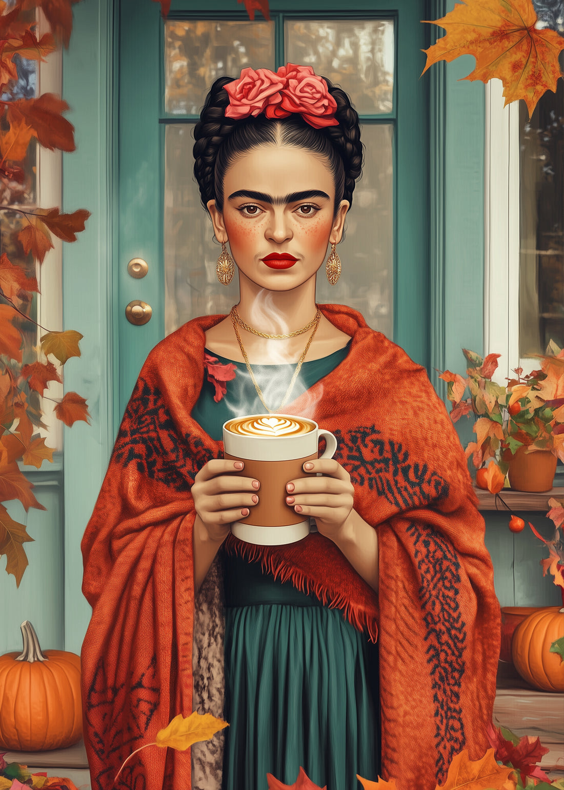 Frida Kahlo: Pumpkin Drink | Kaart Fripperies