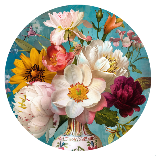 Flowers of the Dutch NO. 9 | Sluitstickers 10st.