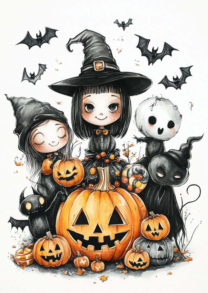 Spooktacular Halloween: Spooky Fun | Kaart Fripperies