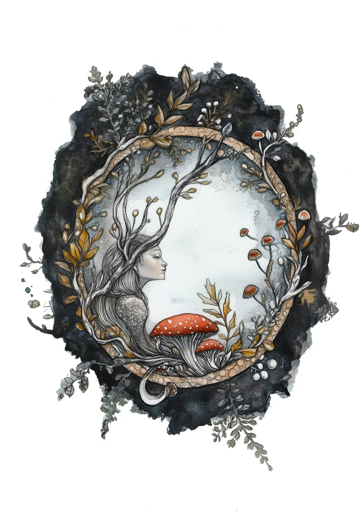 Enchanted Mushrooms: Woodland dreamer | Kaart Fripperies