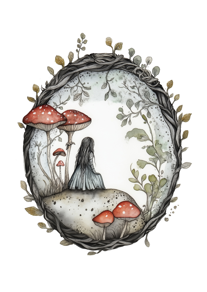 Enchanted Mushrooms: Among the Toadstools | Kaart Fripperies
