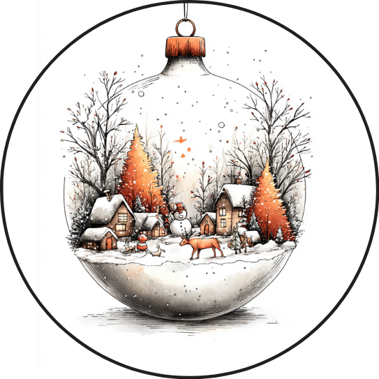 Enchanted Forest Ornament | Sluitstickers 10st.