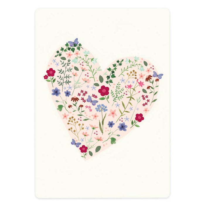 Kaart flowerheart | Kaart The Lemonbird