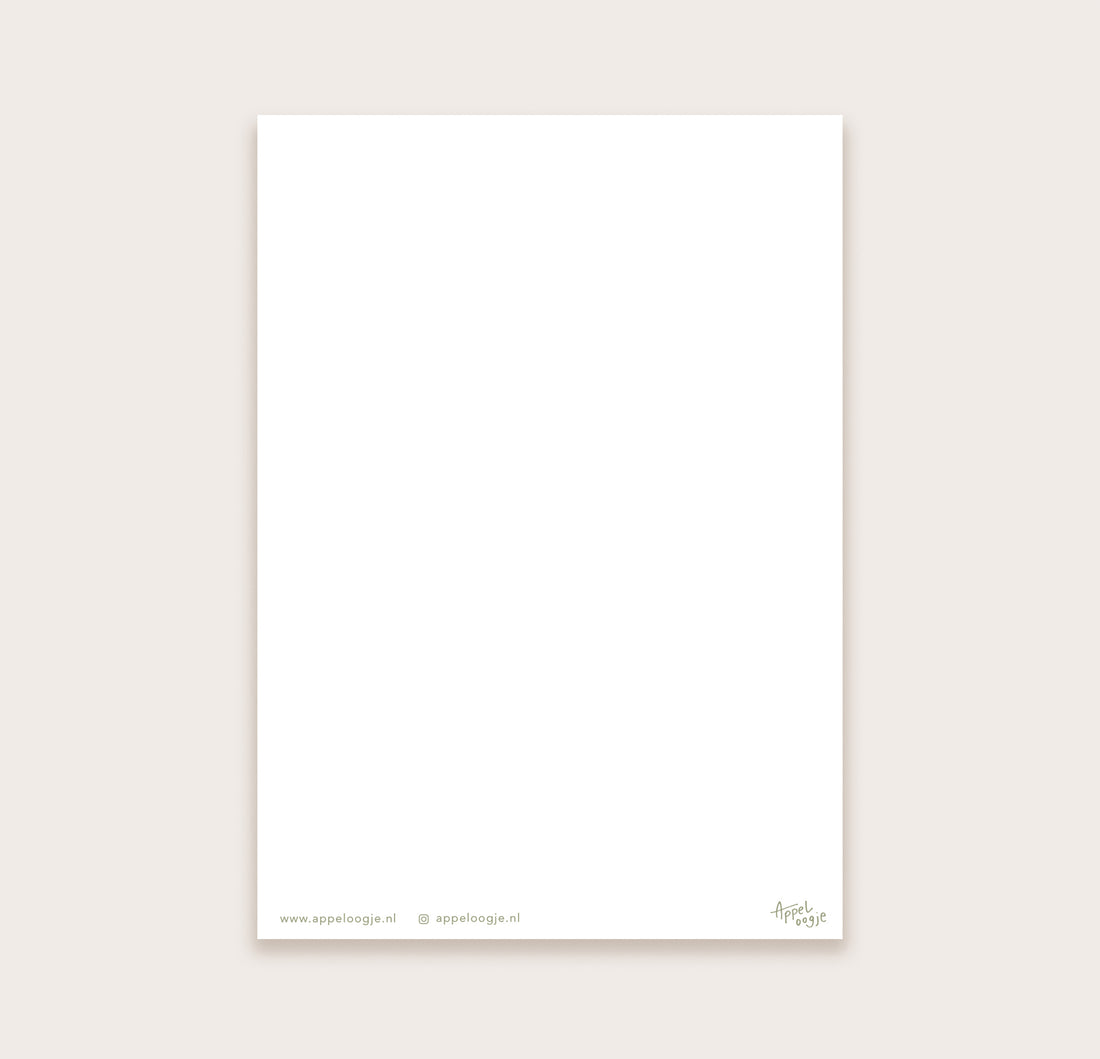 Ansichtkaart lentekonijntje | Kaart Appeloogje